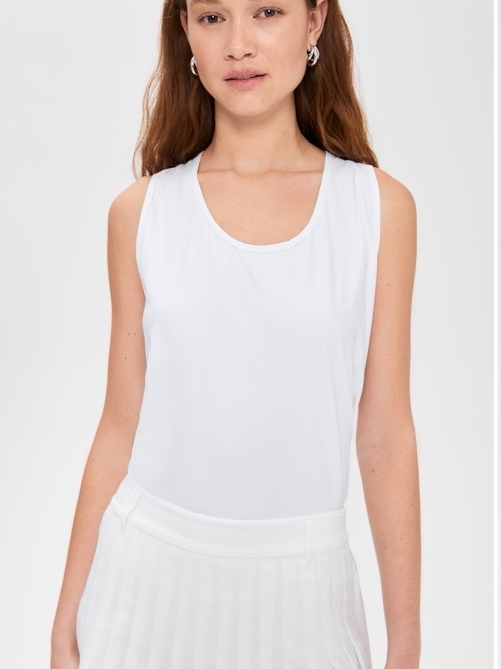 NWT Eugenia Kim LOVE Venus Ruched Back Top White Size L